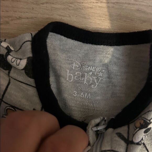 Disney Mickey Mouse Kids Footies - Black, Gray, White bundle - Picture 2 of 5